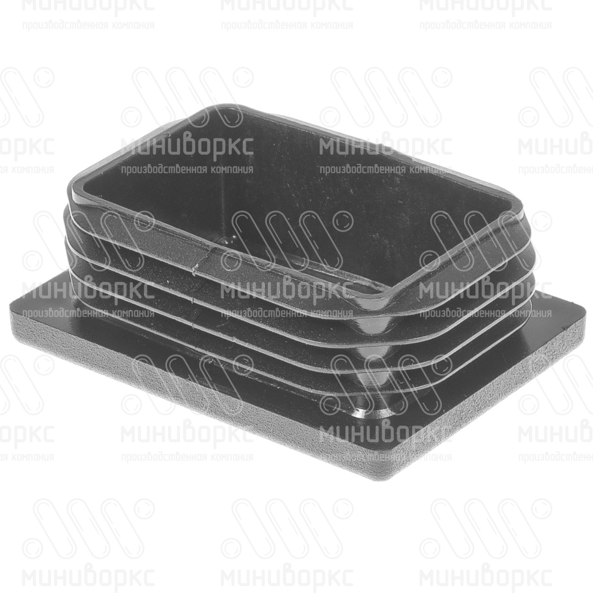 Заглушки для прямоугольной трубы 55x40 – ILR55x40-GRIGIO | картинка 3