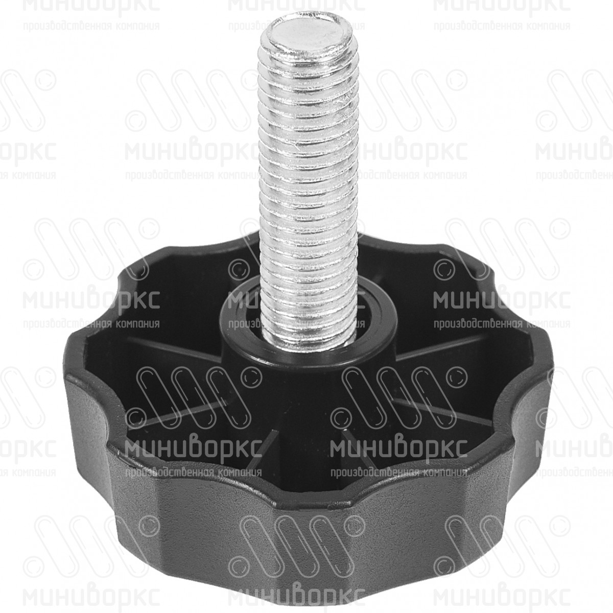 Фиксатор пластиковый с рукояткой m12x40 60 – Ф60М12-40БН | картинка 1