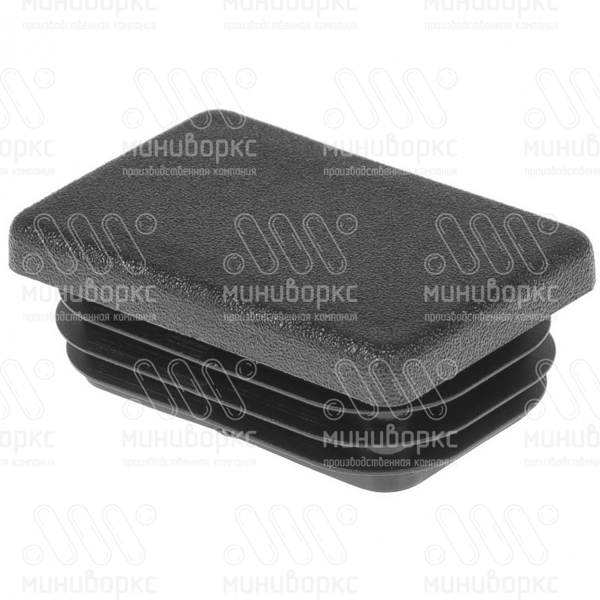 Заглушки для прямоугольной трубы 45x30 – ILR45x30-GRIGIO | картинка 1