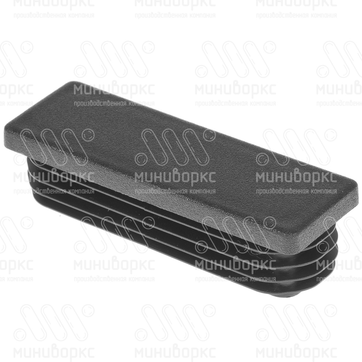 Заглушки для прямоугольной трубы 80x25 – ILR80x25-BIANCO | картинка 1