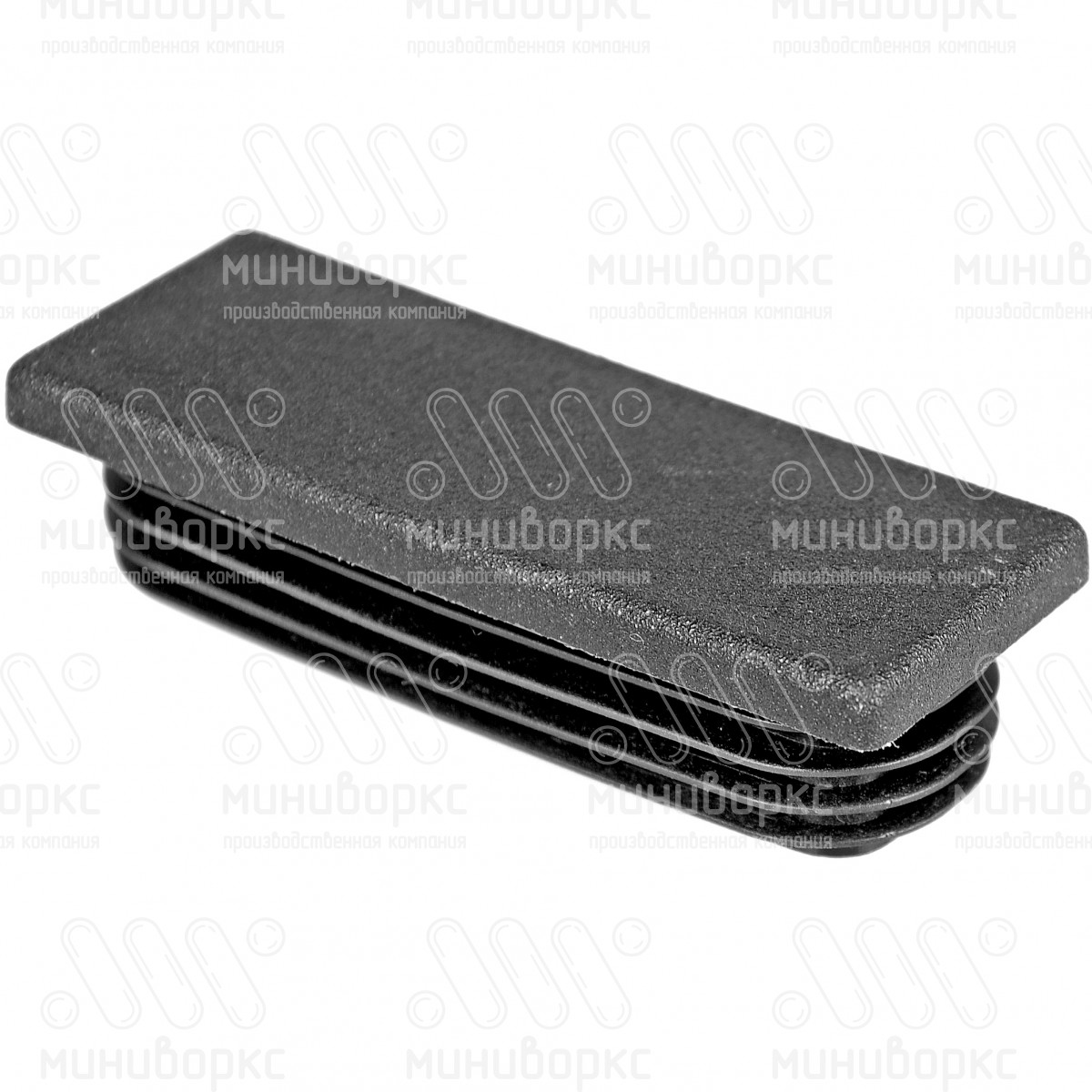 Заглушки для прямоугольной трубы 80x30 – ILR80x30+2,5-BIANCO | картинка 1