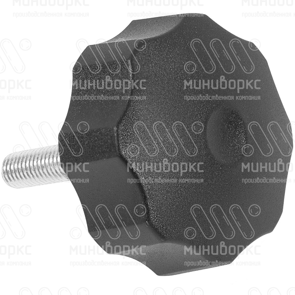Фиксатор пластиковый с рукояткой m10x40 50 – Ф50М10-40ЧС | картинка 3