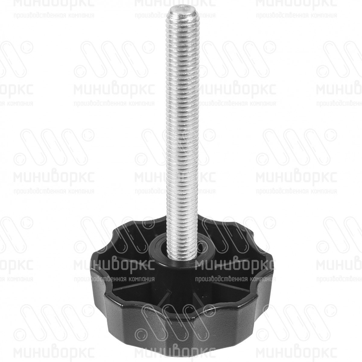 Фиксатор пластиковый с рукояткой m10x85 60 – Ф60М10-85БН | картинка 1