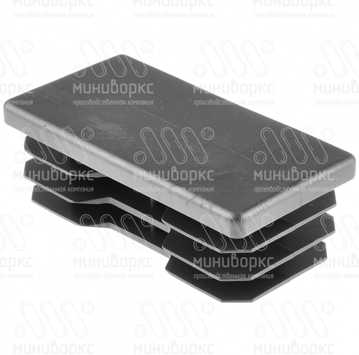 Заглушки для прямоугольной трубы 80x40 – 110412202N | картинка 1