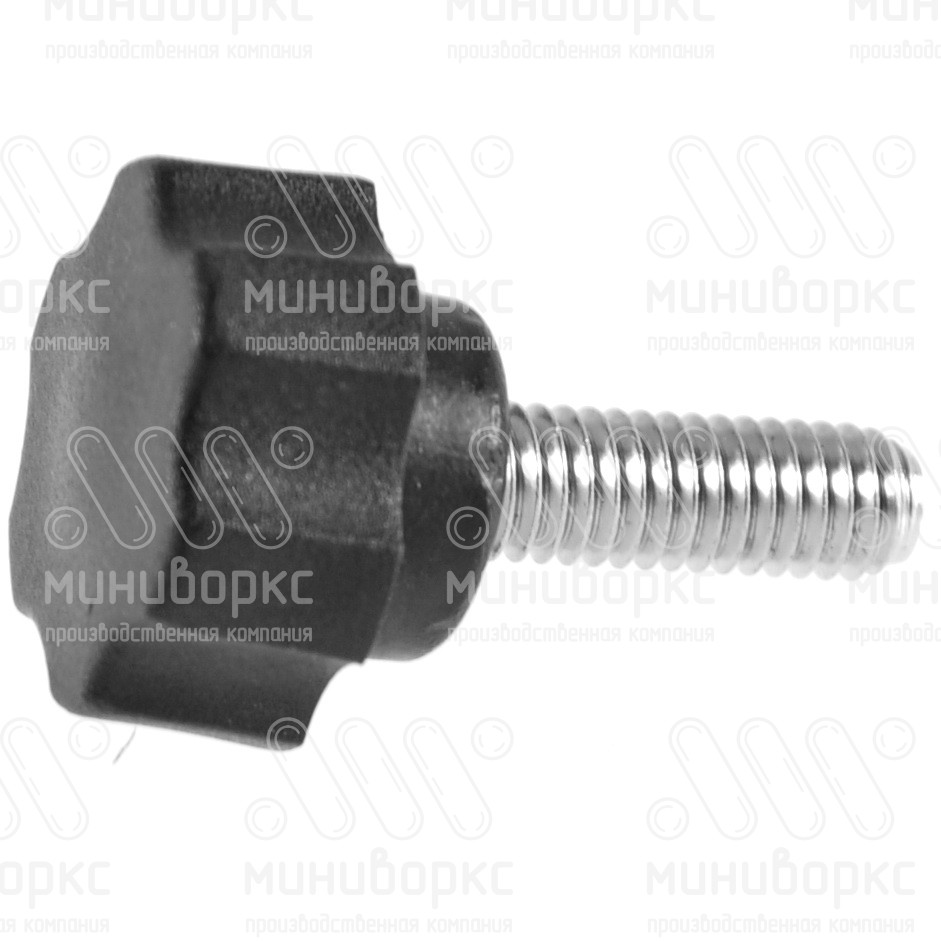 Фиксатор пластиковый с рукояткой m6x17 21 – Ф21М6-20СН | картинка 3