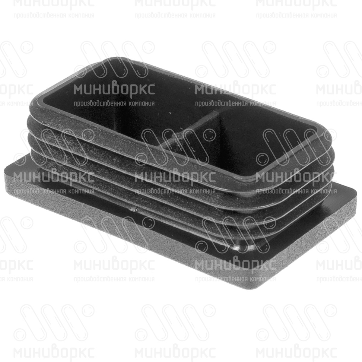 Заглушки для прямоугольной трубы 60x35 – ILR60x35-GRIGIO | картинка 3