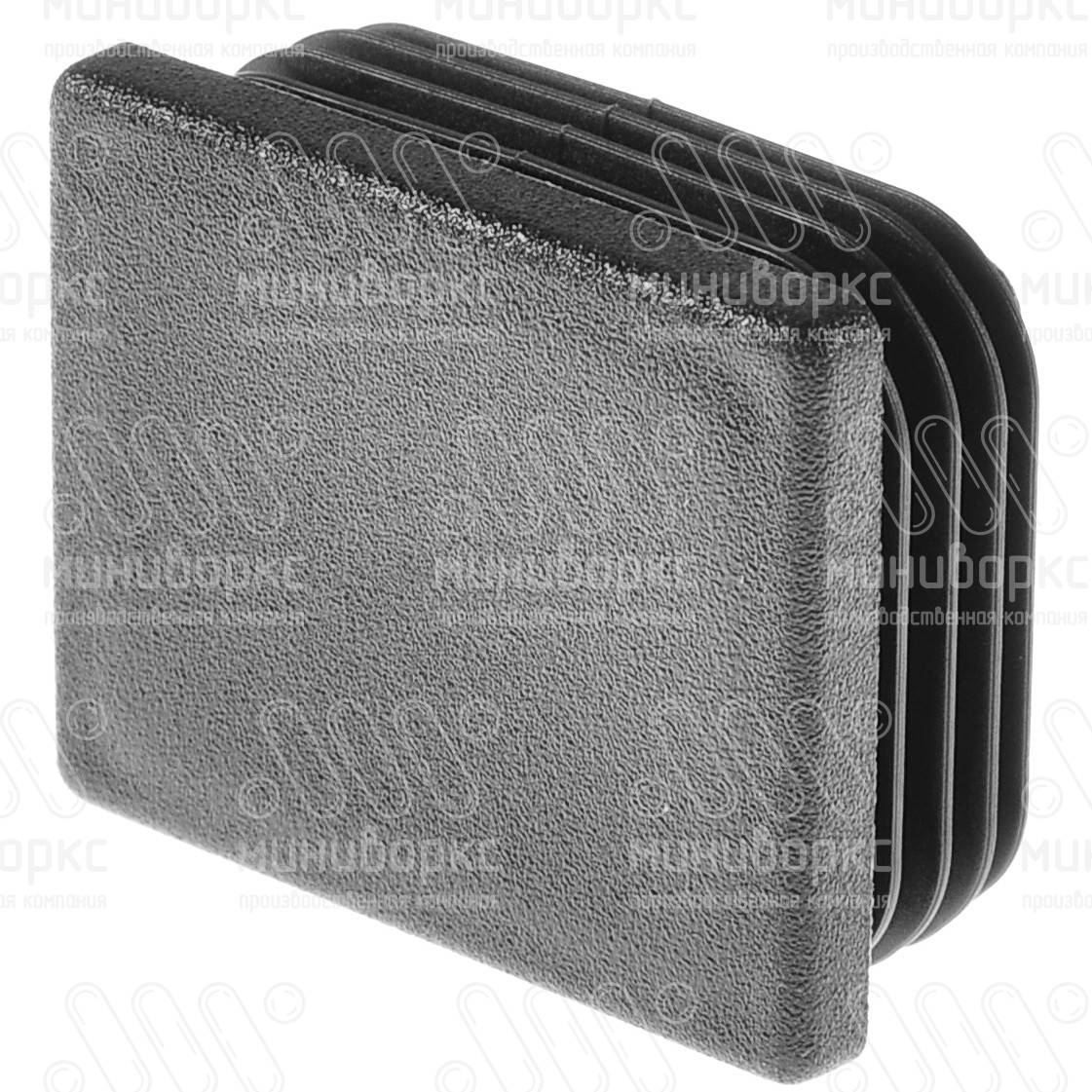 Заглушки для прямоугольной трубы 50x40 – ILR50x40-GRIGIO | картинка 2