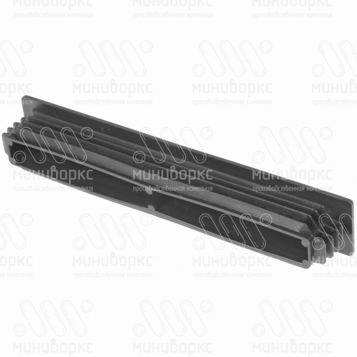 Заглушки для прямоугольной трубы 120x20 – ILR120x20-GRIGIO | картинка 2