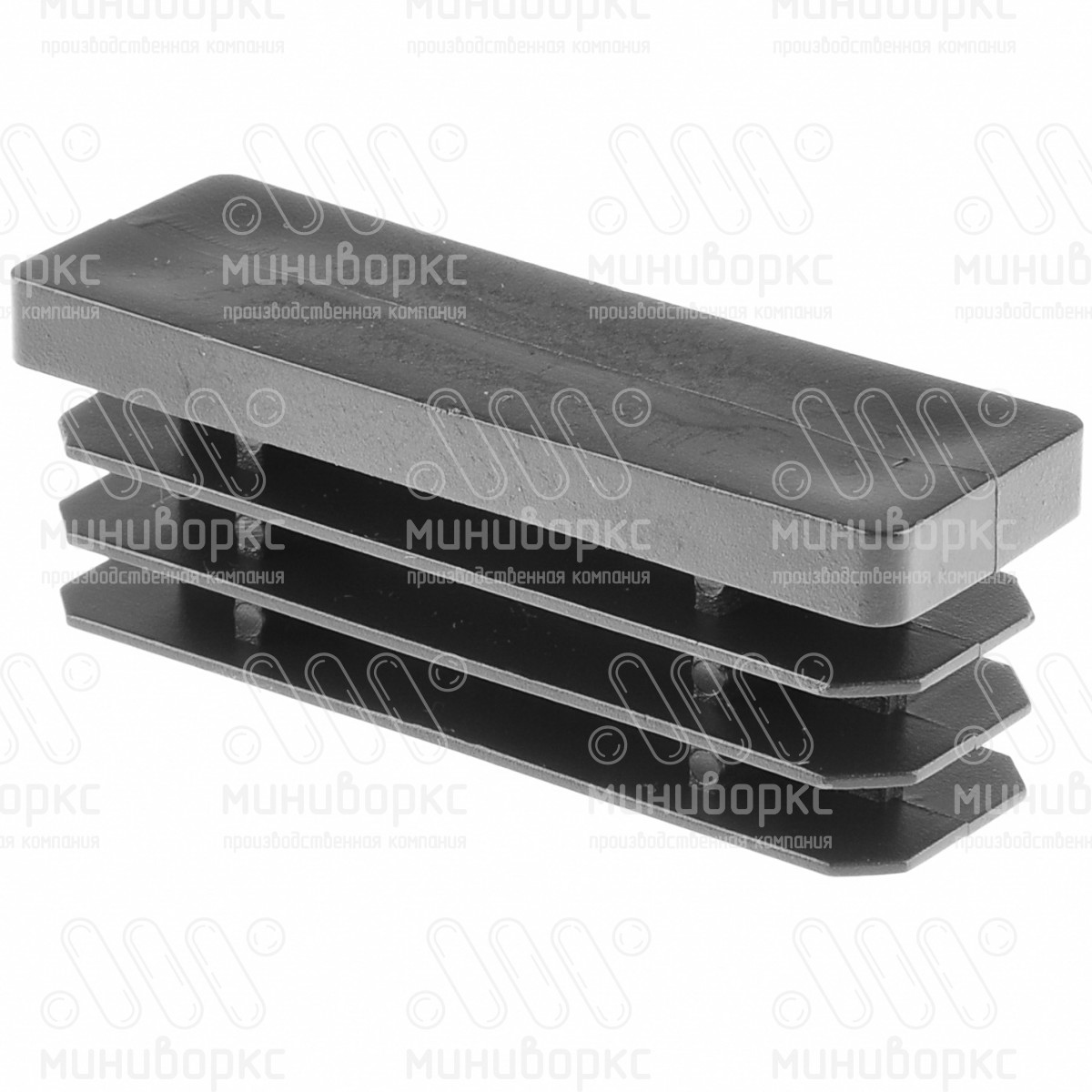 Заглушки для прямоугольной трубы 60x20 – 110411302N | картинка 1