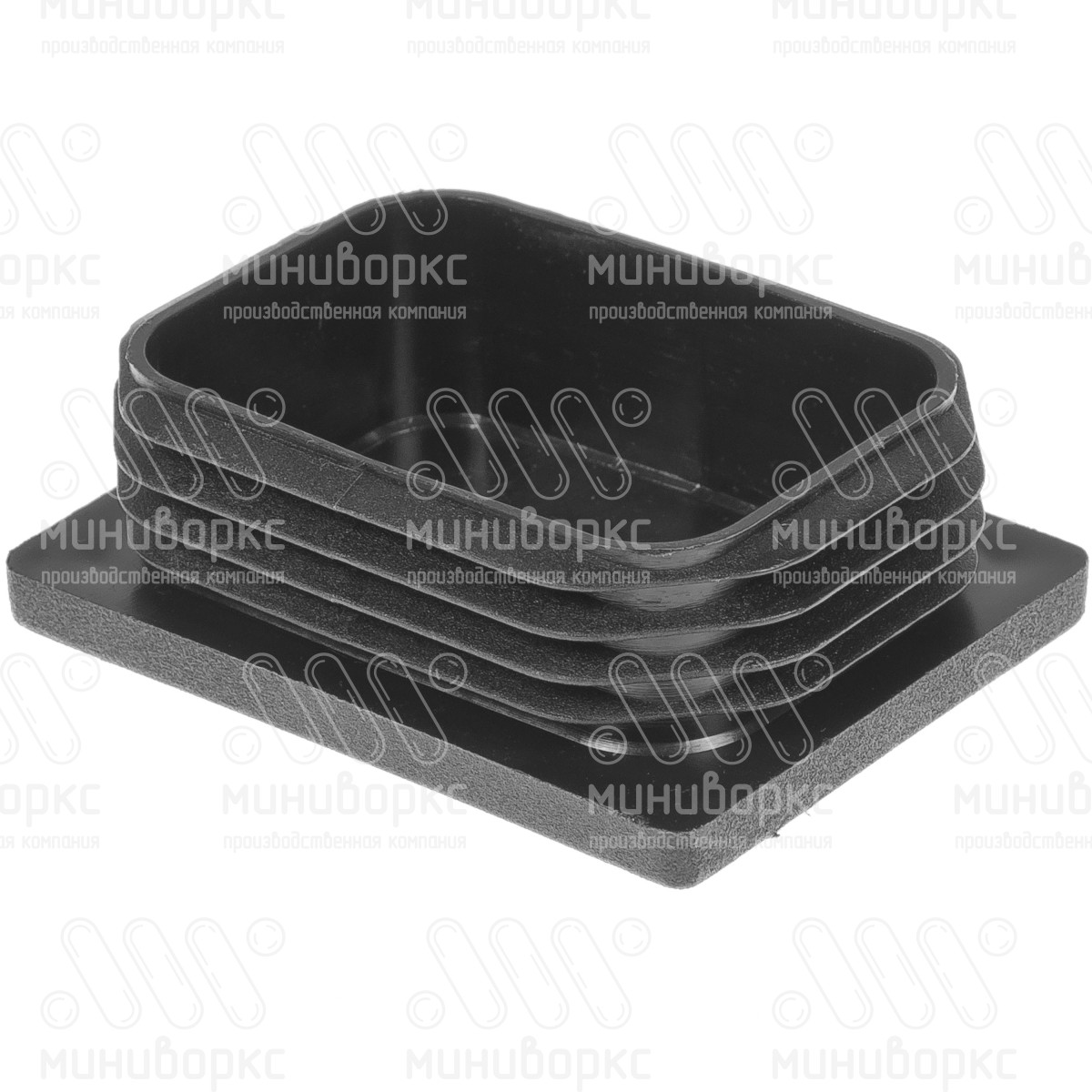 Заглушки для прямоугольной трубы 60x45 – ILR60x45-GRIGIO | картинка 3