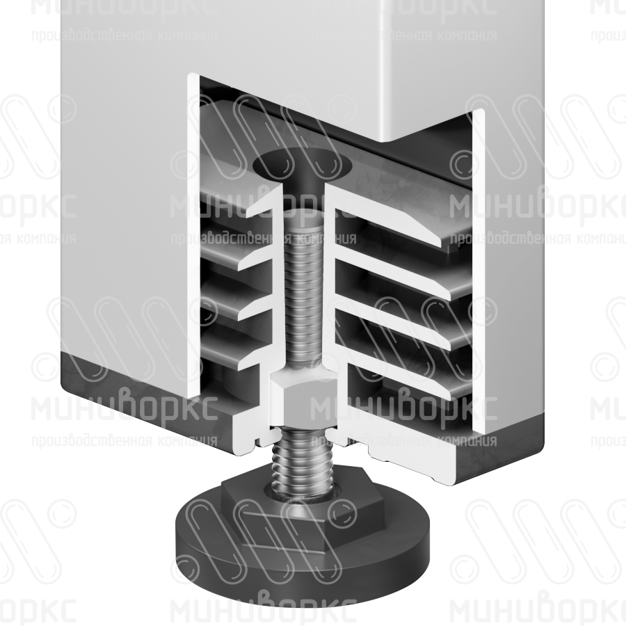 Заглушки для прямоугольной трубы 60x30 – 30-60М10НЧС | картинка 4