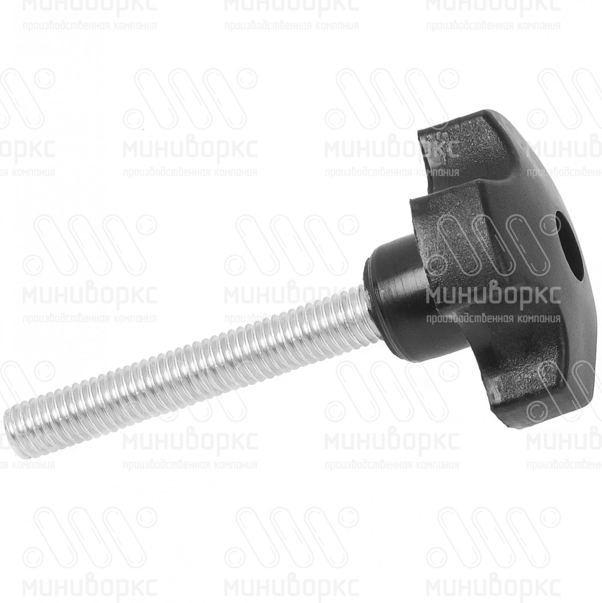 Фиксатор пластиковый с рукояткой m8x95 40 – Ф40М8-95БЕ | картинка 2