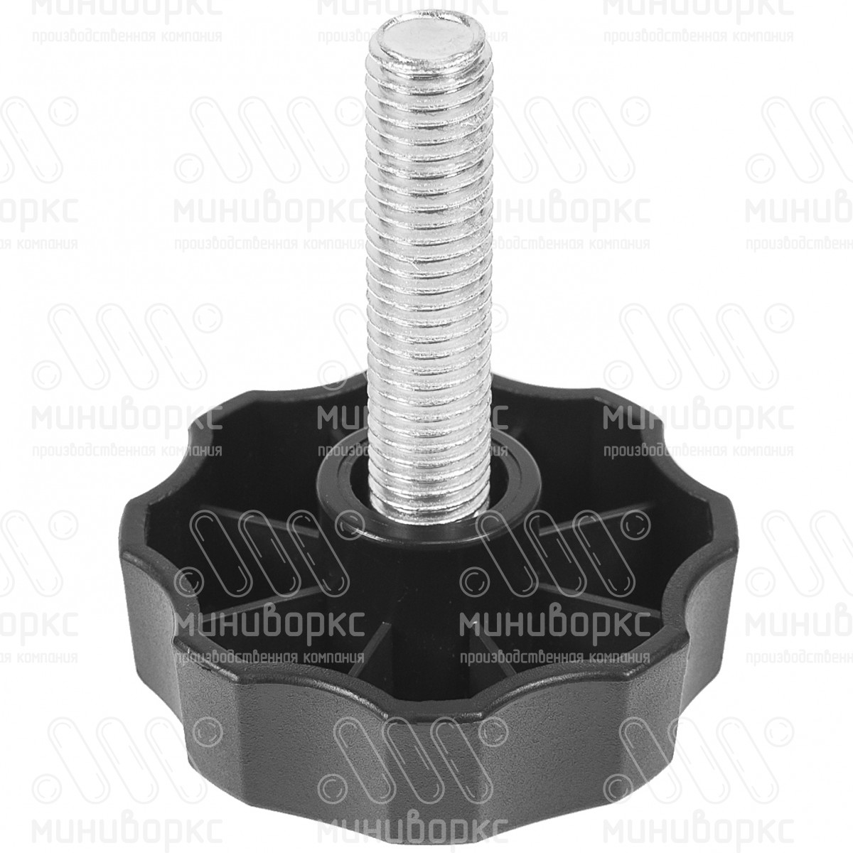 Фиксатор пластиковый с рукояткой m12x50 60 – Ф60М12-50СН | картинка 1