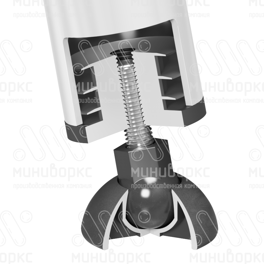 Опора резьбовая  m10x25 50 – 50М10-25БС | картинка 4