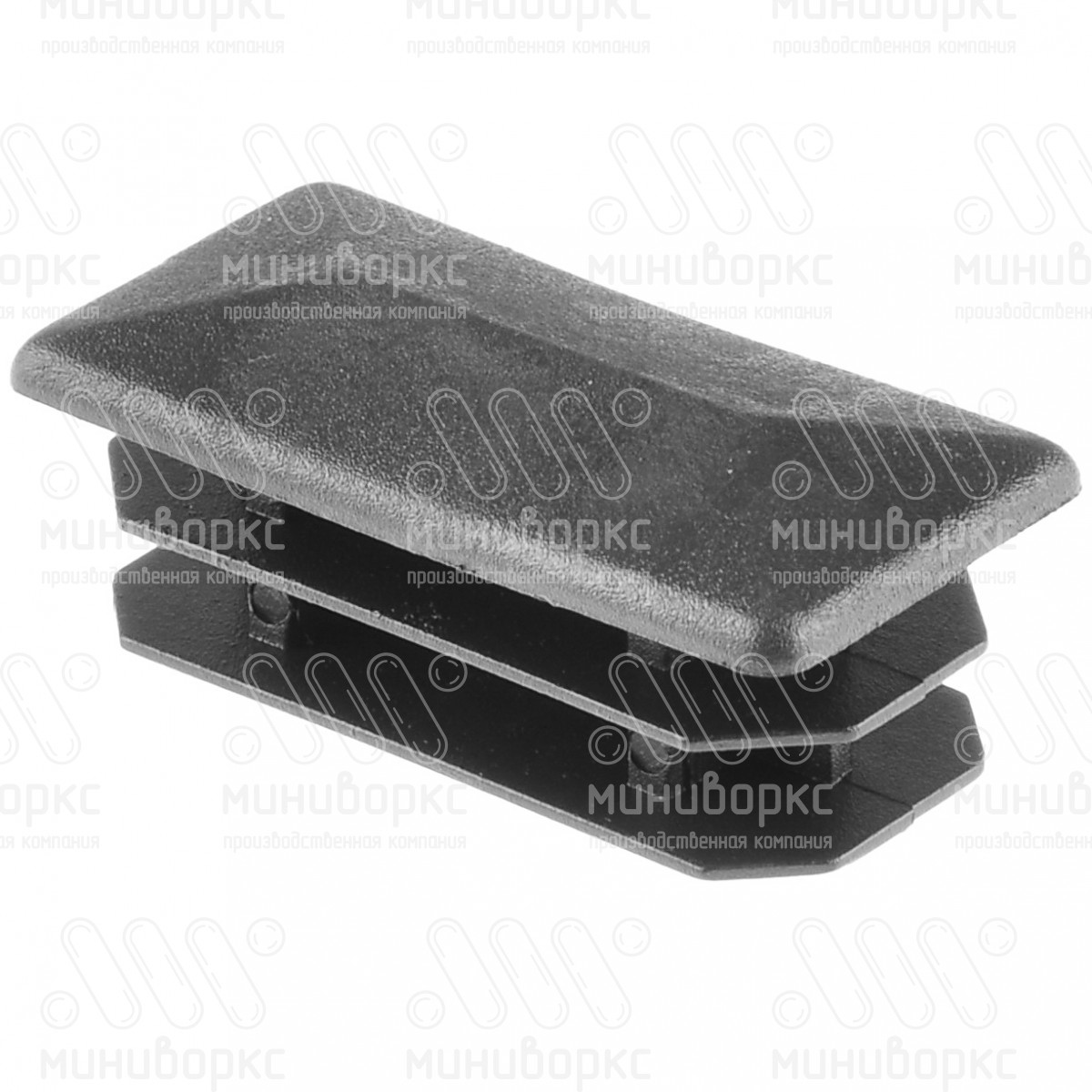 Заглушки для прямоугольной трубы 40x20 – 110414002N | картинка 1