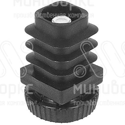 Комплекты квадратных заглушек с опорами 20x20 – 20-20M8.D25x40 | картинка 2