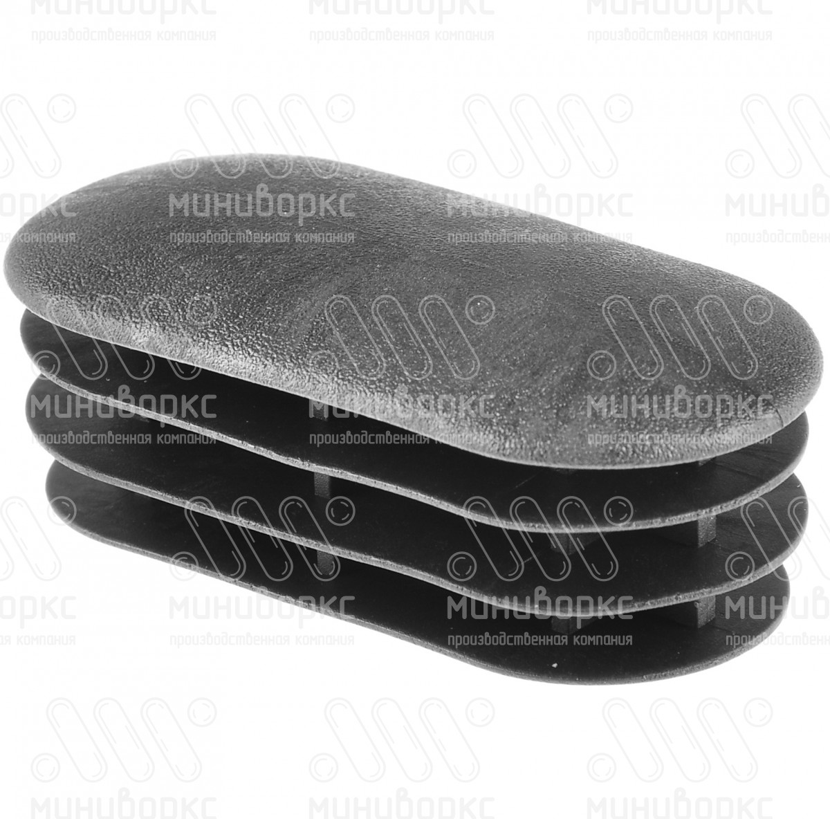 Заглушки для овальной труб 60x30 – 110512802N | картинка 1