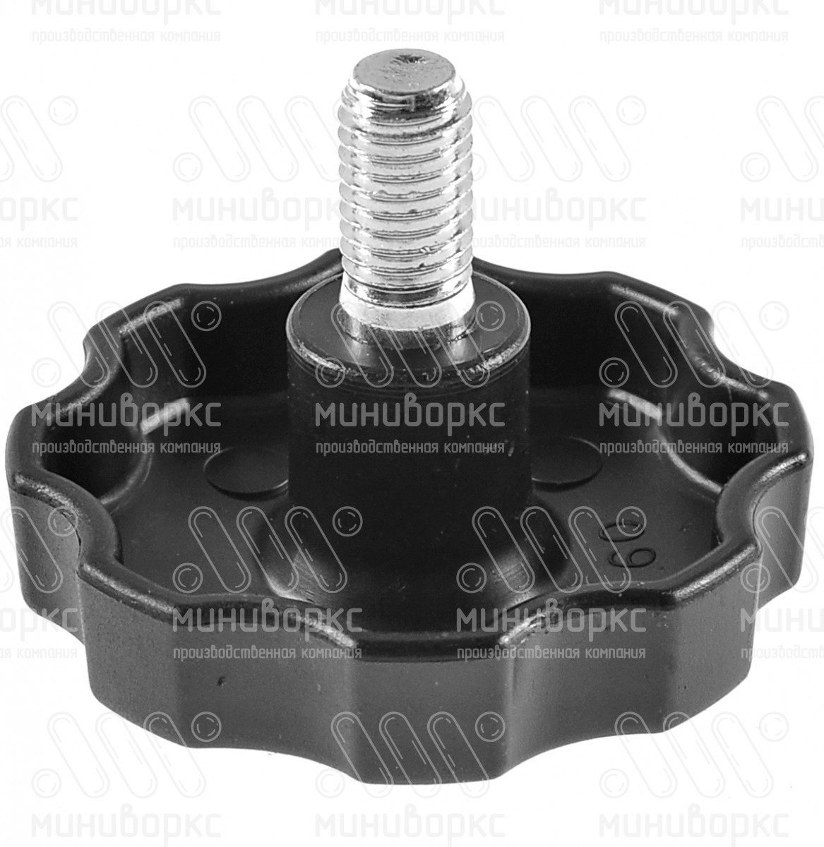Фиксатор пластиковый с рукояткой m10x20 60 – 114122040N | картинка 1