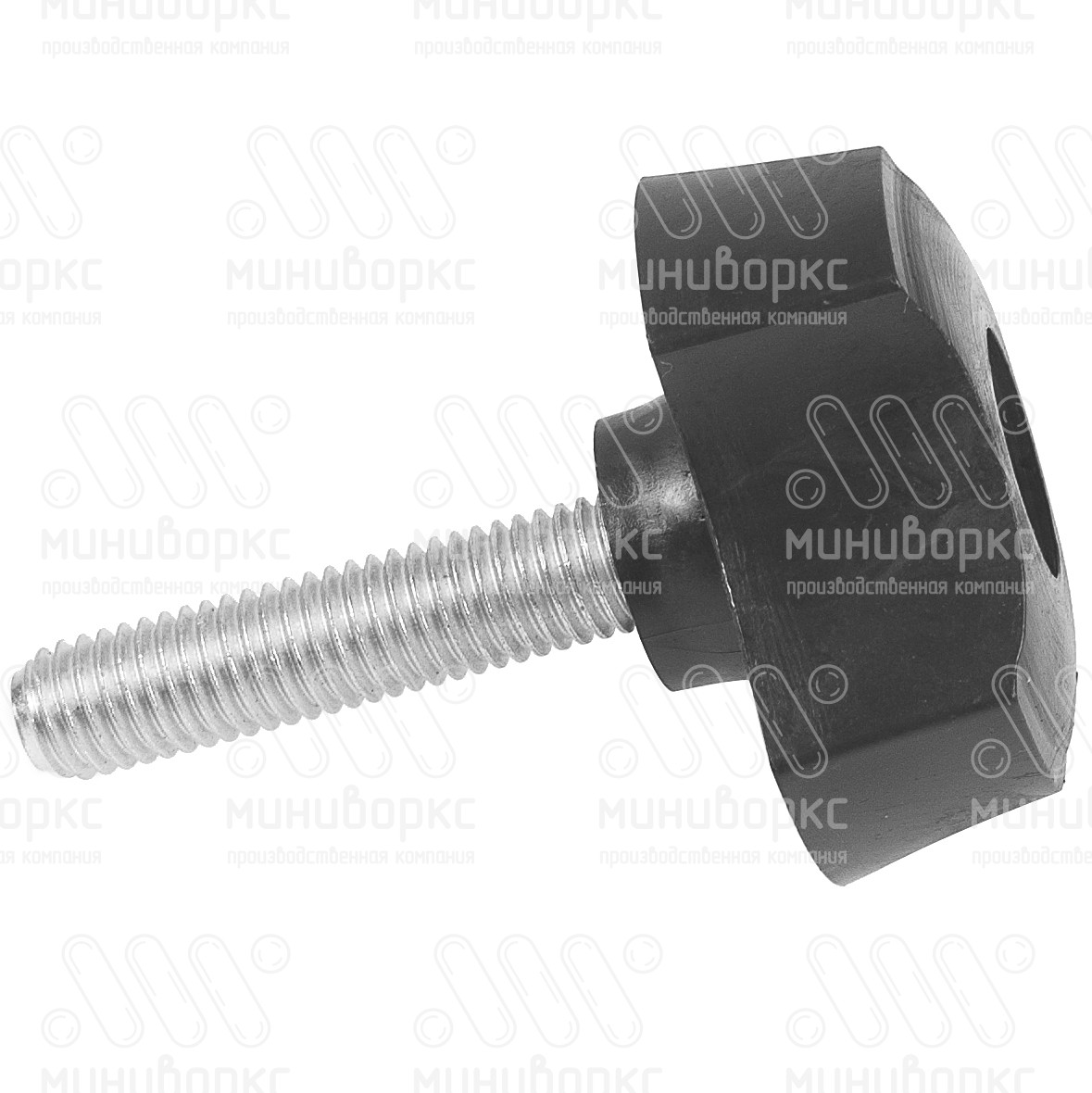 Фиксатор пластиковый с рукояткой m10x45 50 – Ф50М10-45ЧА | картинка 2