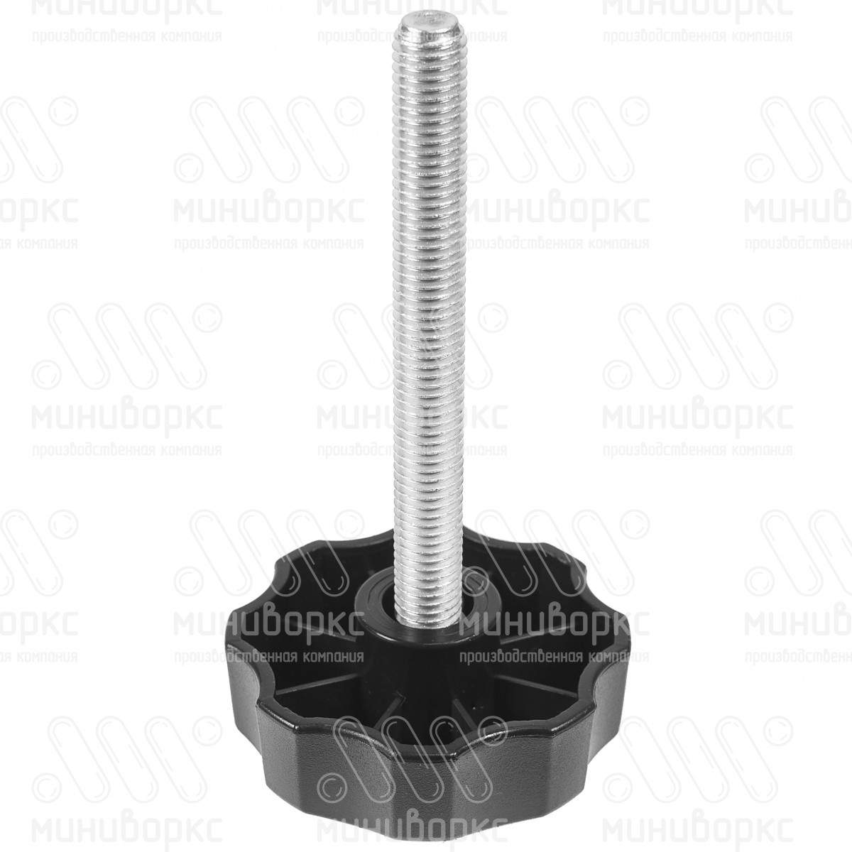 Фиксатор пластиковый с рукояткой m12x90 60 – Ф60М12-90БН | картинка 1