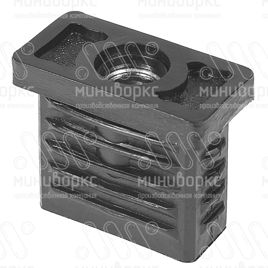 Заглушки для прямоугольной трубы 40x20 – 20-40М8ЧА | картинка 1
