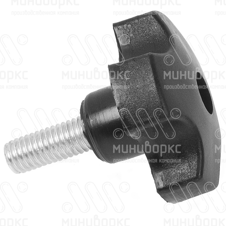 Фиксатор пластиковый с рукояткой m6x20 40 – Ф40М6-20СЕ | картинка 2