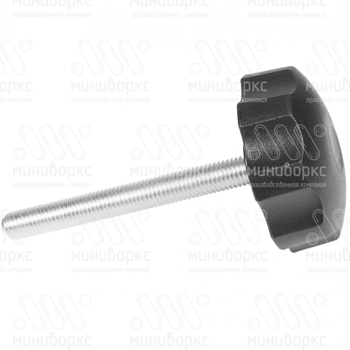 Фиксатор пластиковый с рукояткой m8x95 60 – Ф60М8-95ЧН | картинка 2