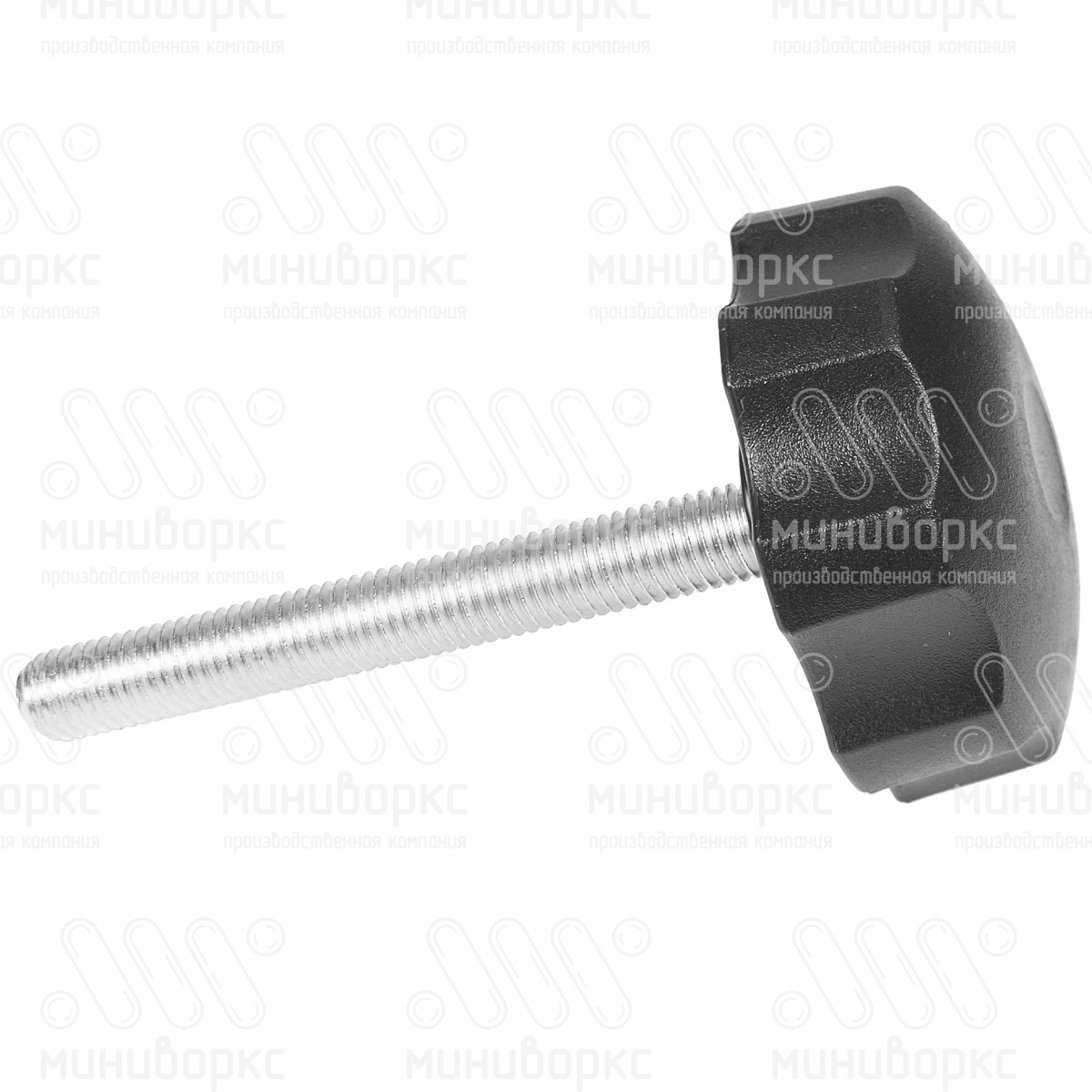Фиксатор пластиковый с рукояткой m10x80 60 – Ф60М10-80БН | картинка 2