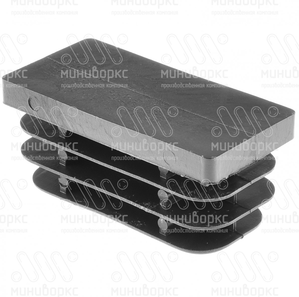 Заглушки для прямоугольной трубы 60x30 – 110411902N | картинка 1