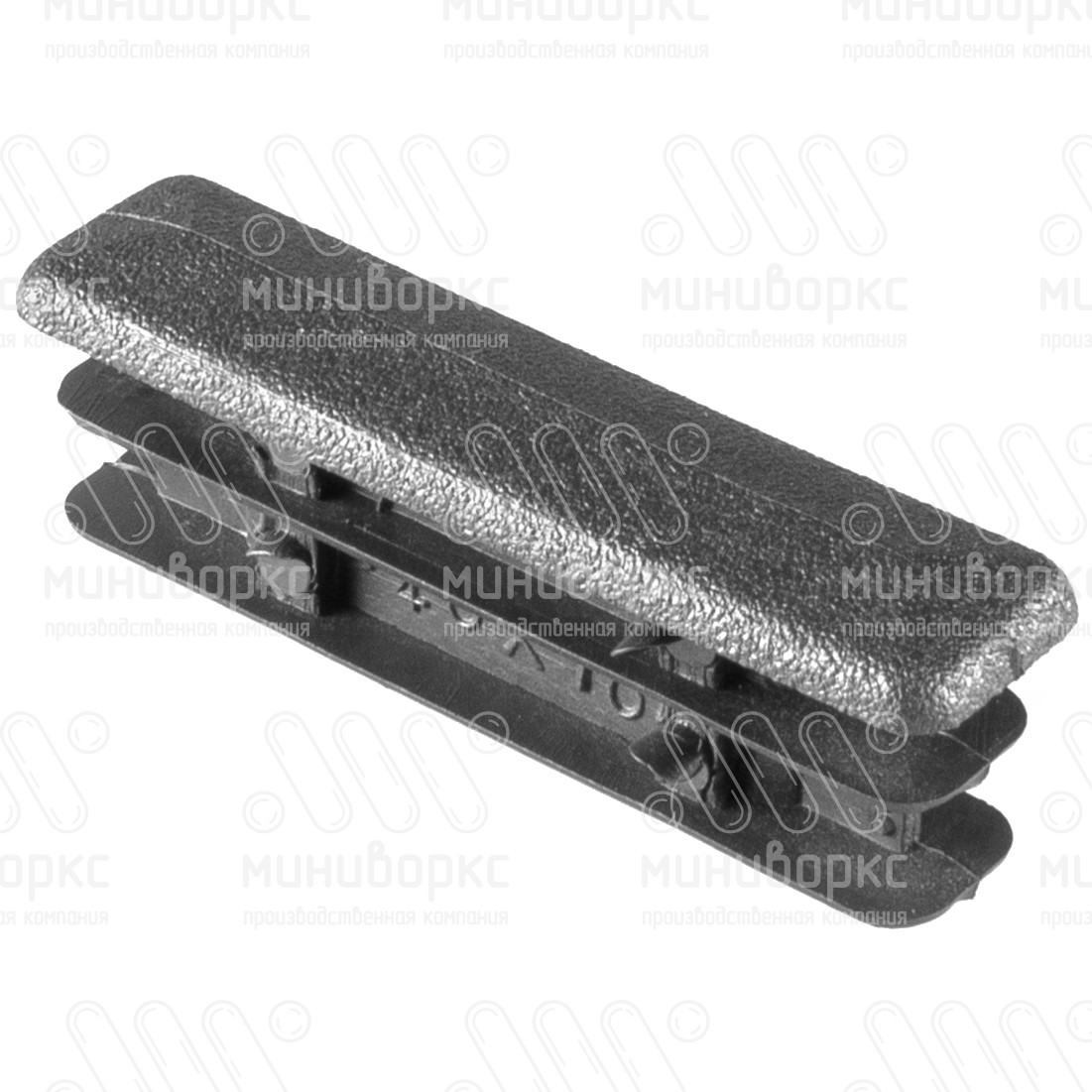 Заглушки для прямоугольной трубы 40x10 – 110413202N | картинка 1