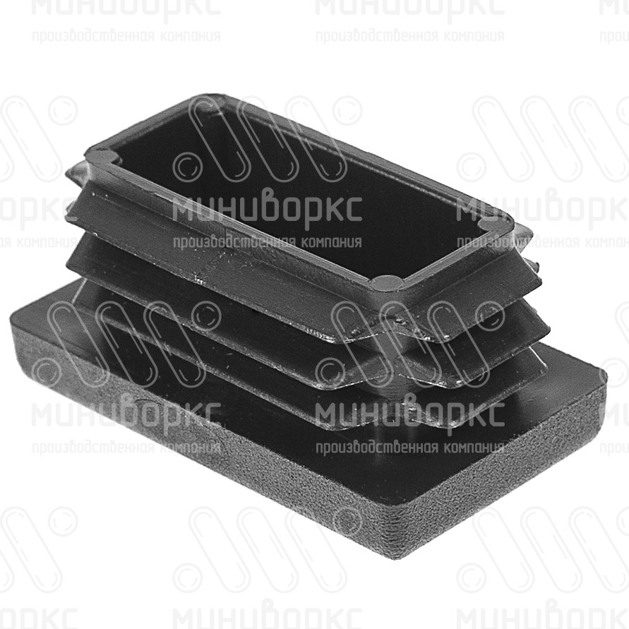 Заглушки для прямоугольной трубы 35x20 – ILR35x20-GRIGIO | картинка 3