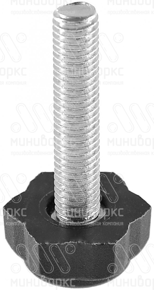Опора резьбовая  m8x40 22 – 22М8-40ЧС | картинка 1