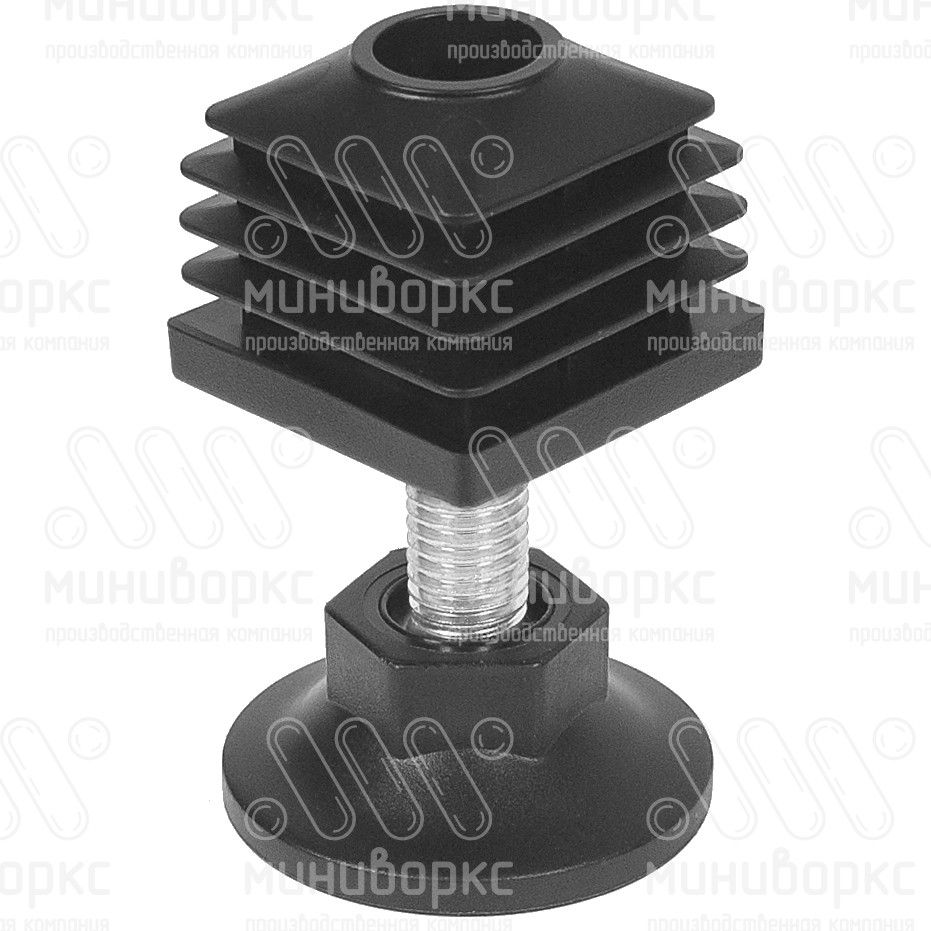 Комплекты квадратных заглушек с опорами 40x40 – 40-40M10.D48x60 | картинка 1