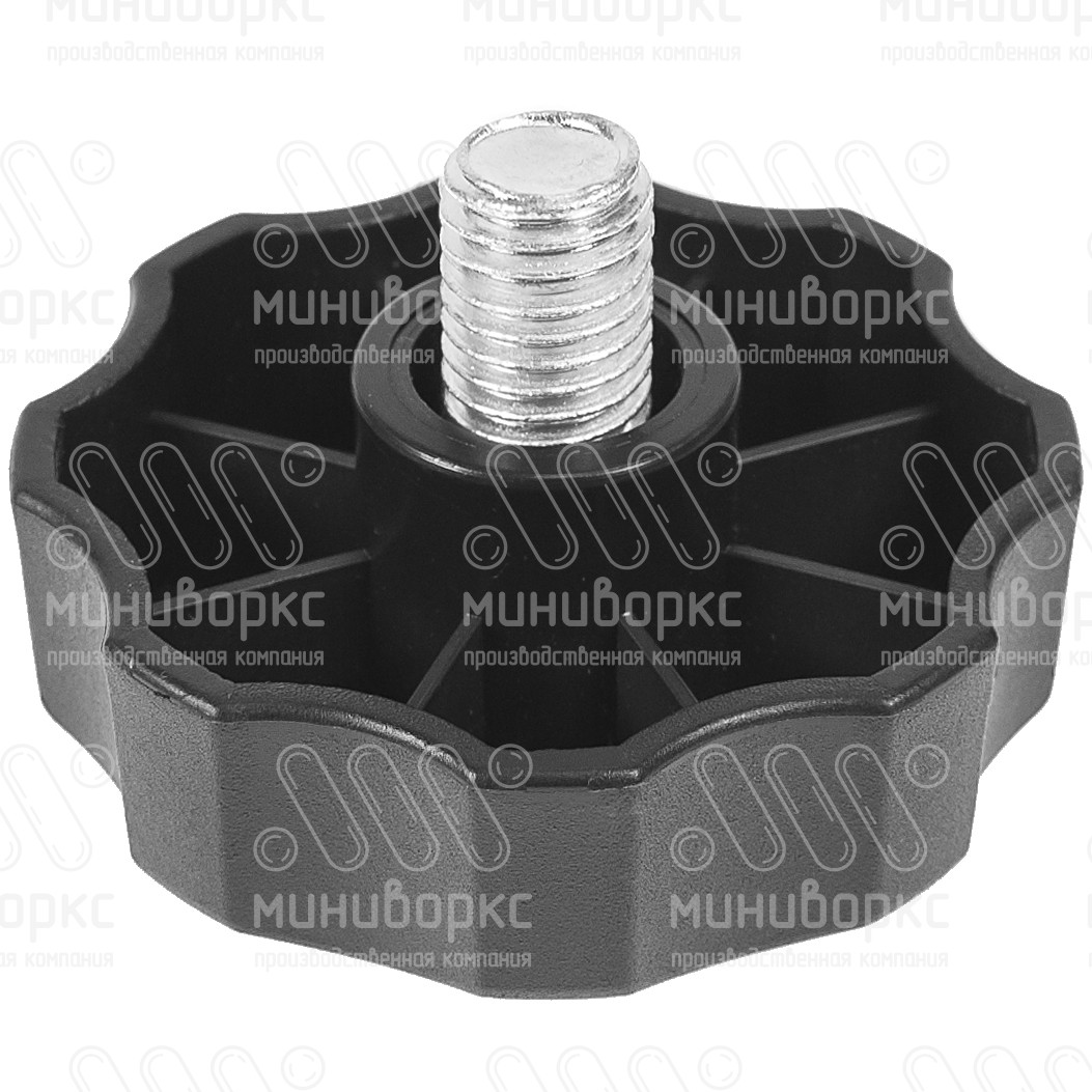 Фиксатор пластиковый с рукояткой m12x15 60 – Ф60М12-15БН | картинка 1