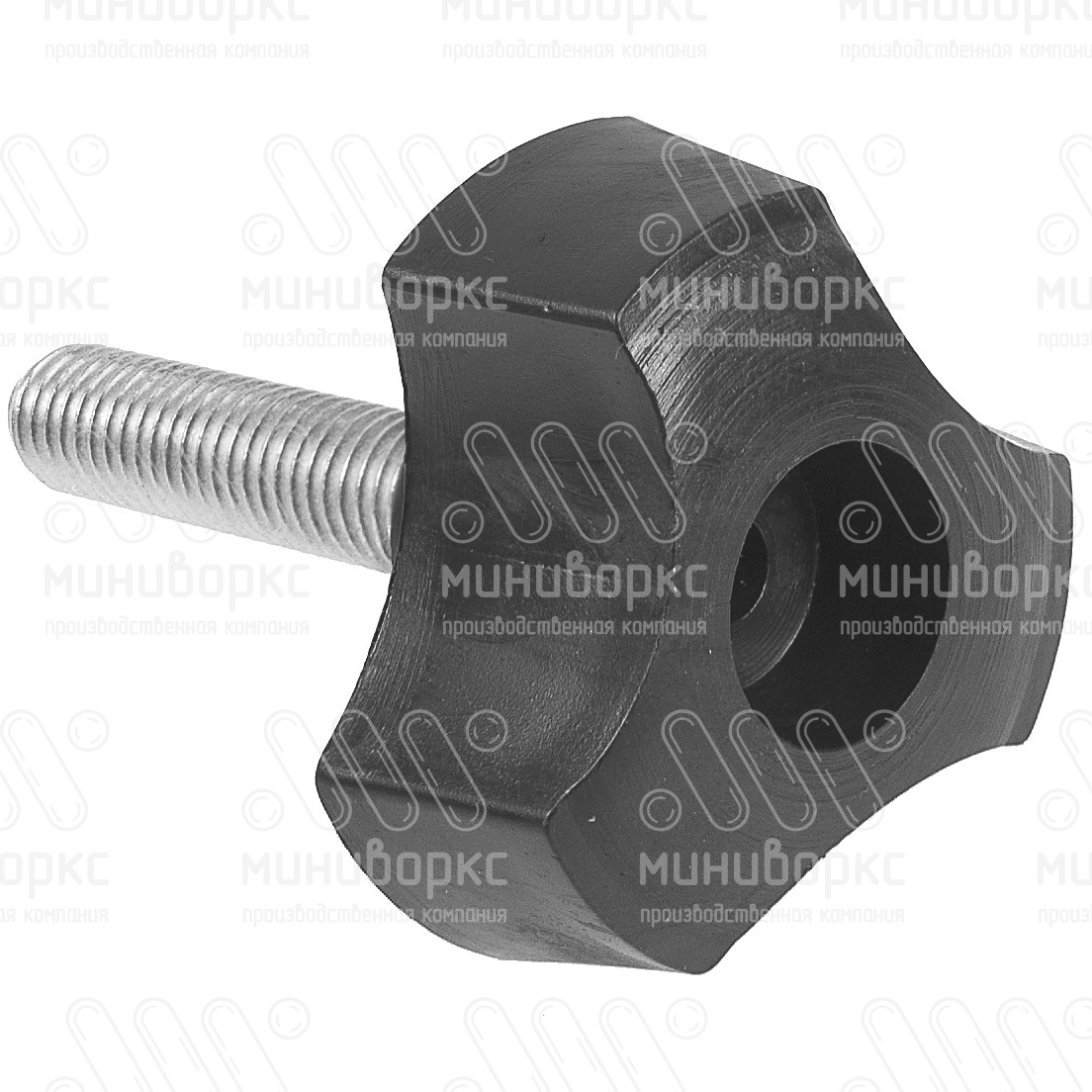 Фиксатор пластиковый с рукояткой m10x45 50 – Ф50М10-45ЧА | картинка 3
