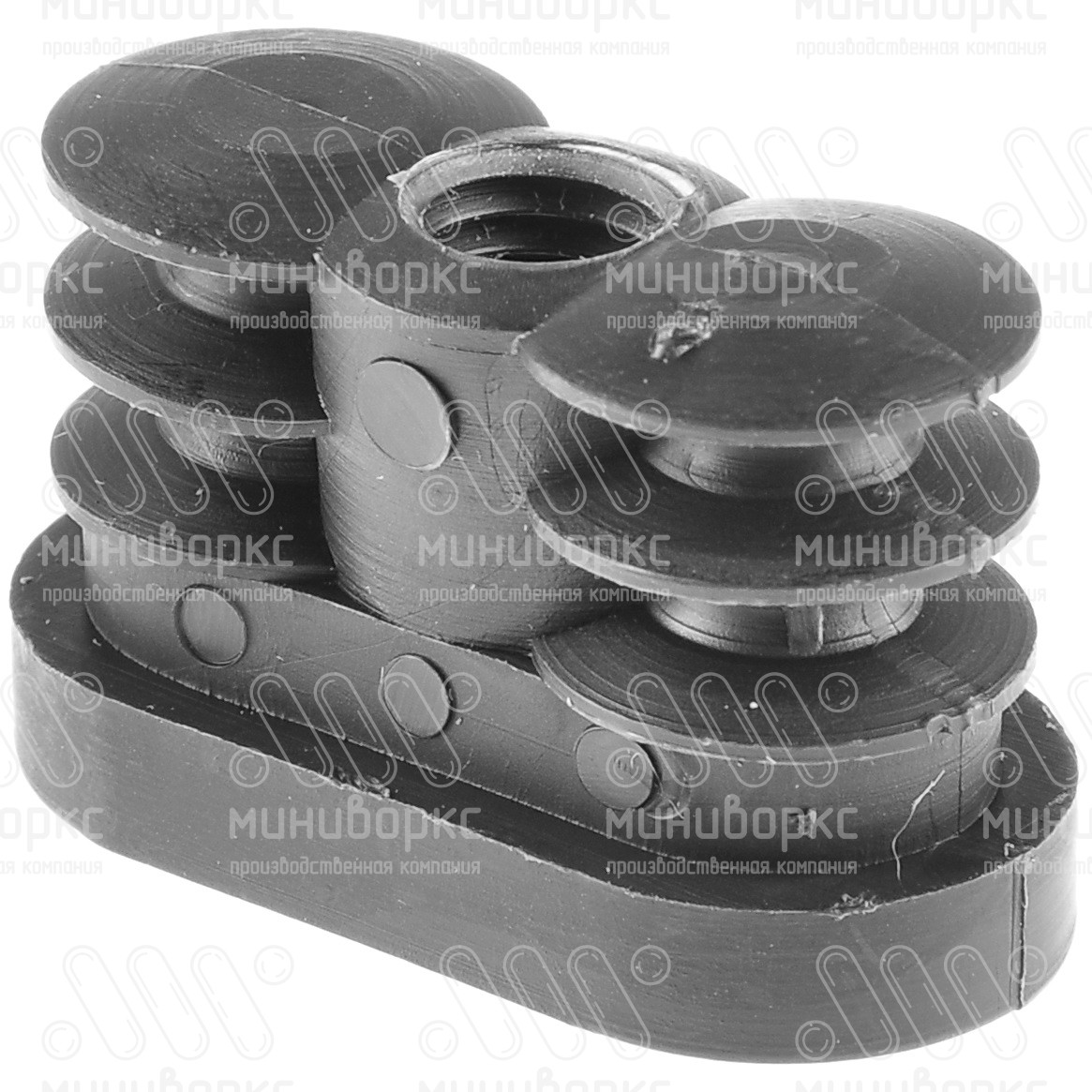 Заглушки для овальной труб 40x20 – 1105119022N | картинка 3