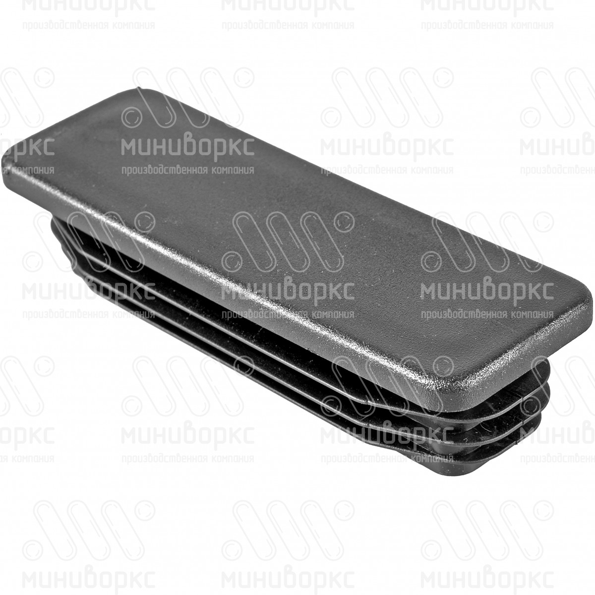 Заглушки для прямоугольной трубы 120x50 – ILR120x50-GRIGIO | картинка 1