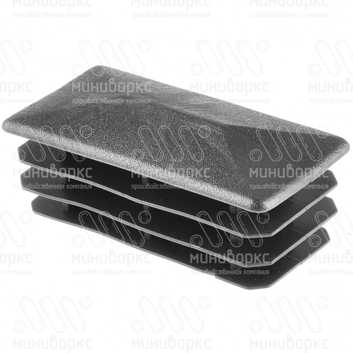 Заглушки для прямоугольной трубы 60x30 – 110414902N | картинка 1