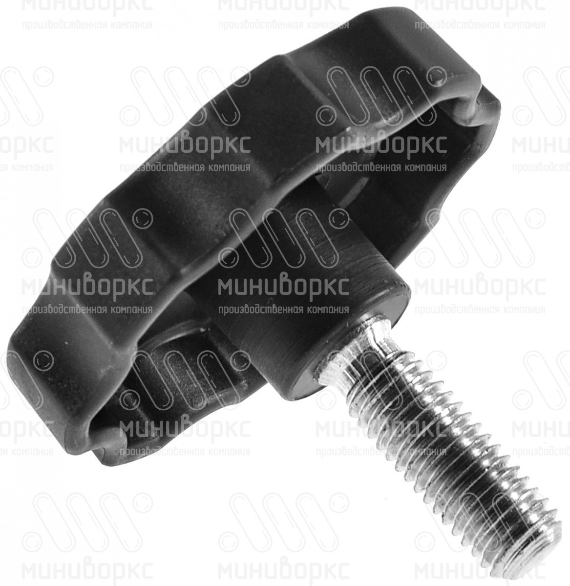 Фиксатор пластиковый с рукояткой m10x25 60 – 114122140N | картинка 2