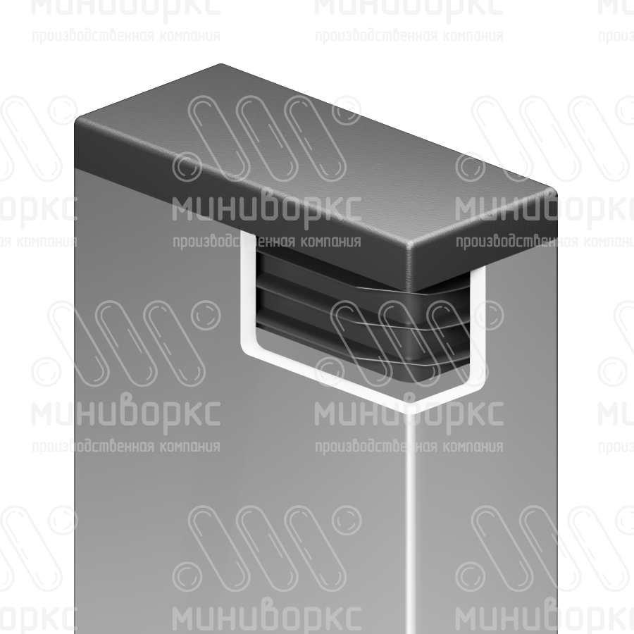 Заглушки для прямоугольной трубы 40x20 – 20-40ПЧС | картинка 4