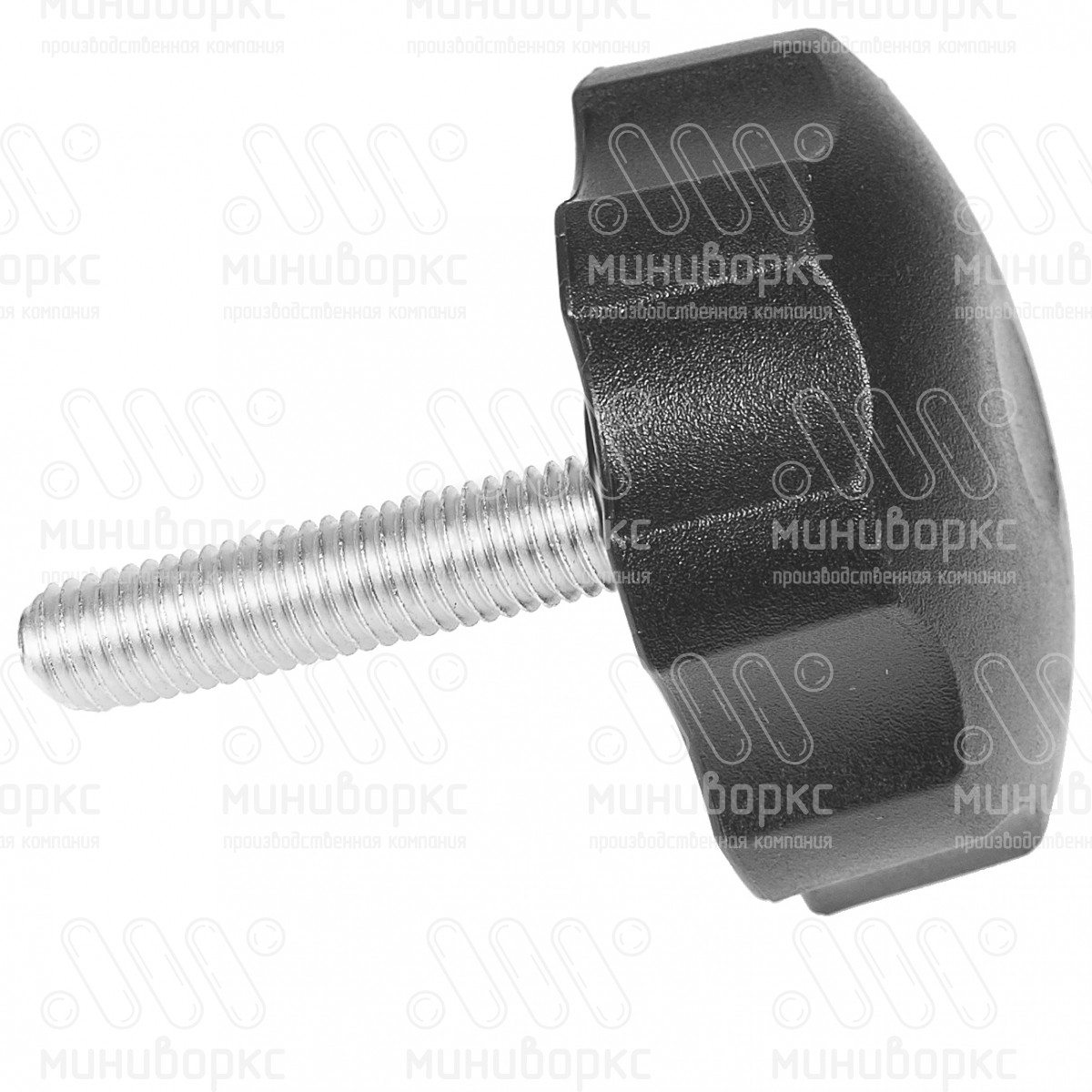 Фиксатор пластиковый с рукояткой m10x50 60 – Ф60М10-50БН | картинка 2