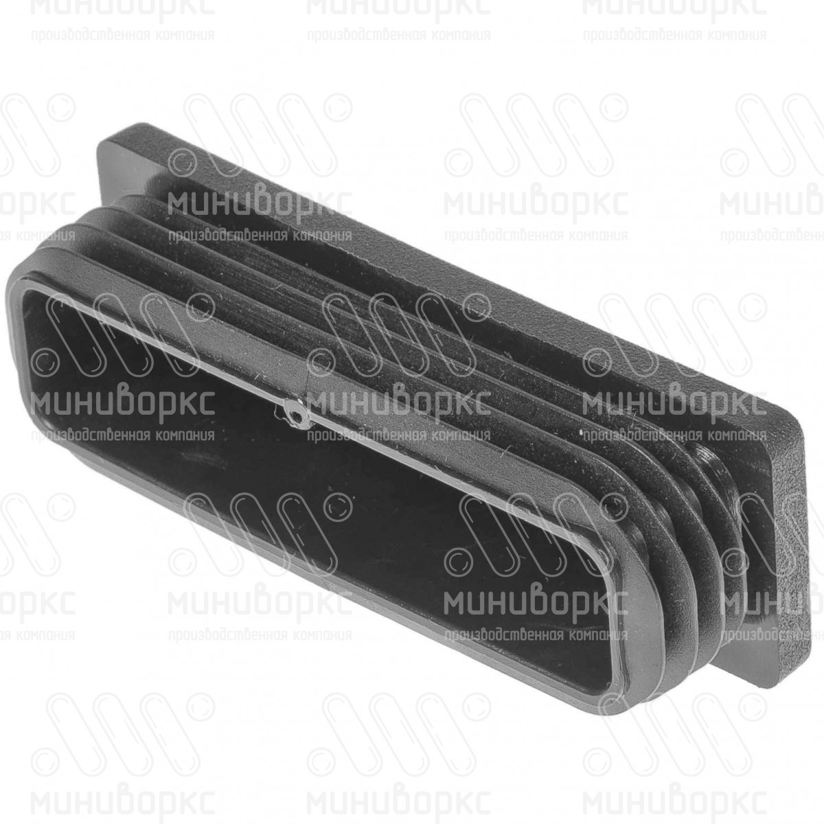 Заглушки для прямоугольной трубы 76.2x25.4 – ILR76,2x25,4-GRIGIO | картинка 2