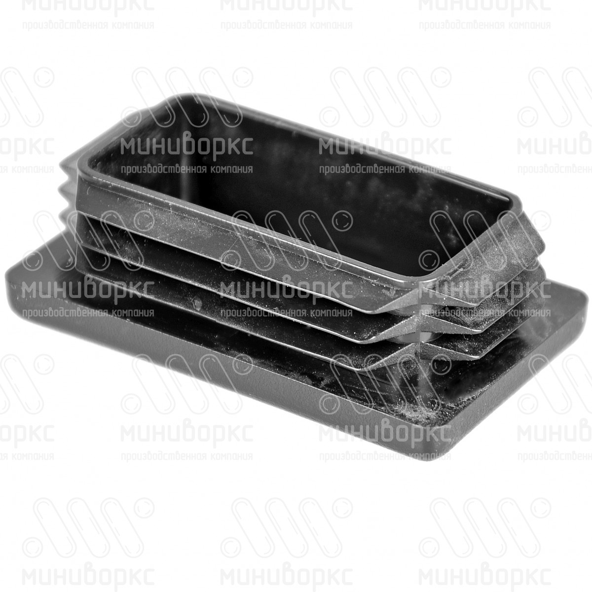 Заглушки для прямоугольной трубы 50x34 – ILR50x34-BIANCO | картинка 3