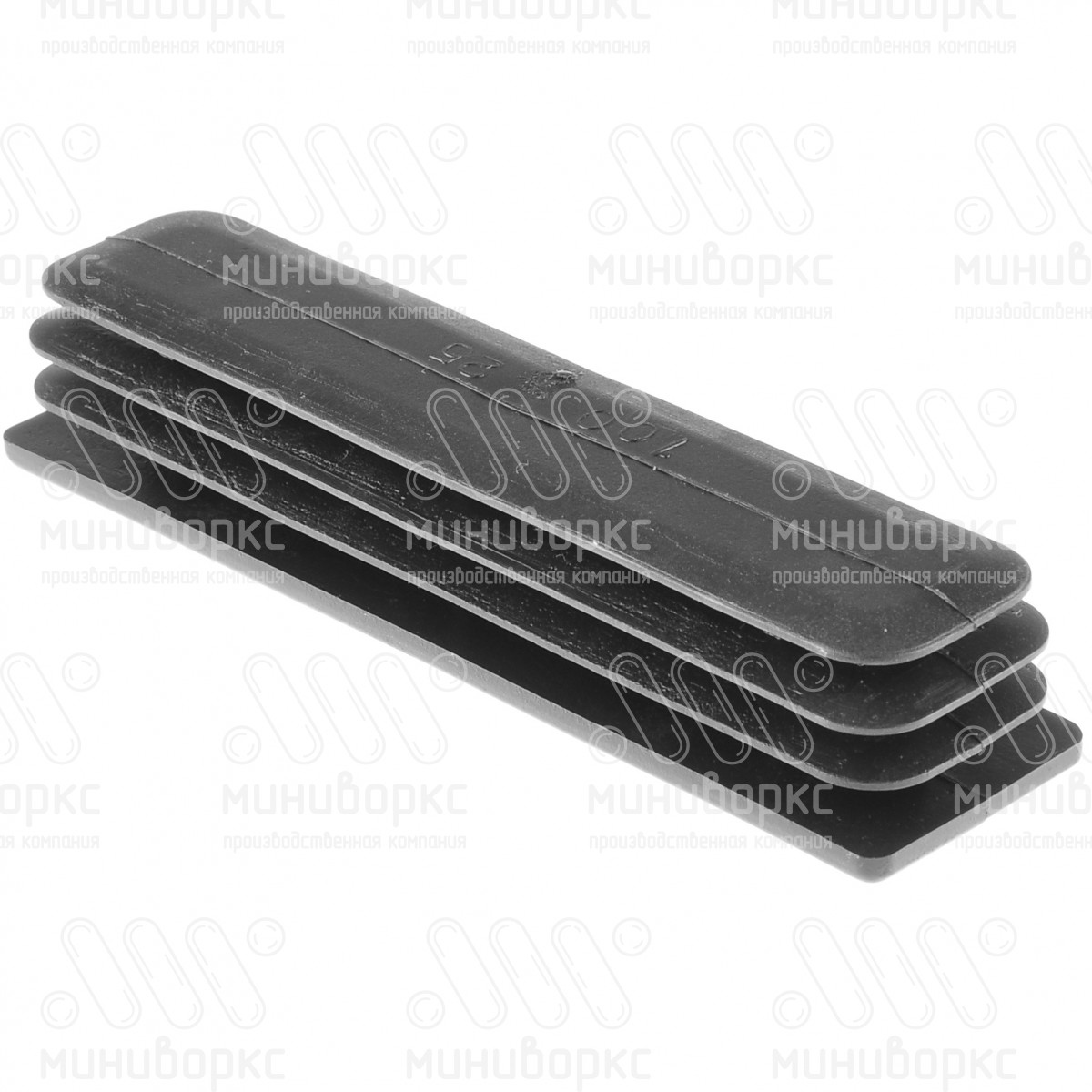 Заглушки для прямоугольной трубы 100x25 – 110414602N | картинка 3