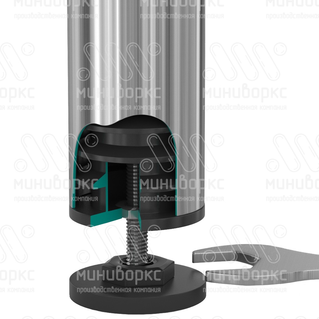 Опора резьбовая  m10x30 40 – 40М10-30ЧС | картинка 4