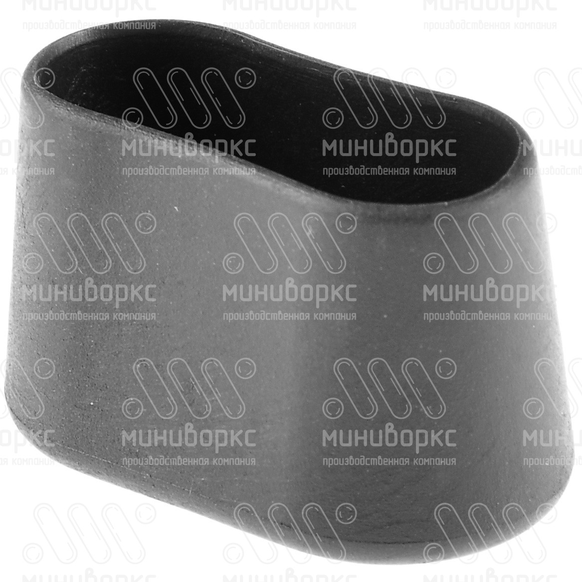 Заглушки для овальной труб 30x15 – 111117401N | картинка 1