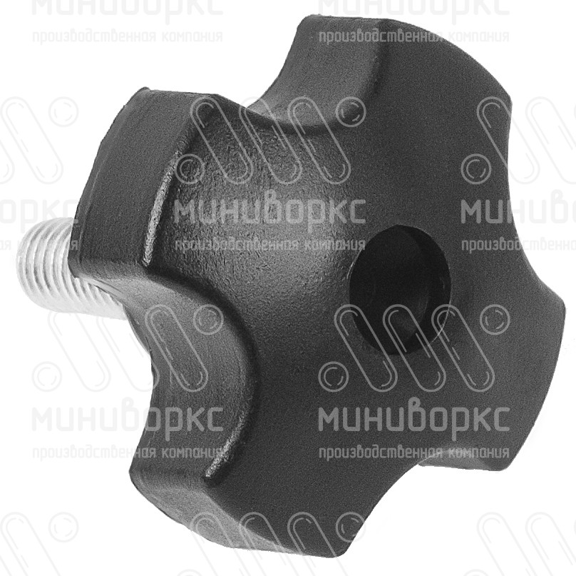 Фиксатор пластиковый с рукояткой m6x15 40 – Ф40М6-15ЧЕ | картинка 3