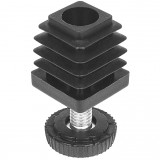 Комплекты квадратных заглушек с опорами 25x25 – 25-25M8.D25x15G