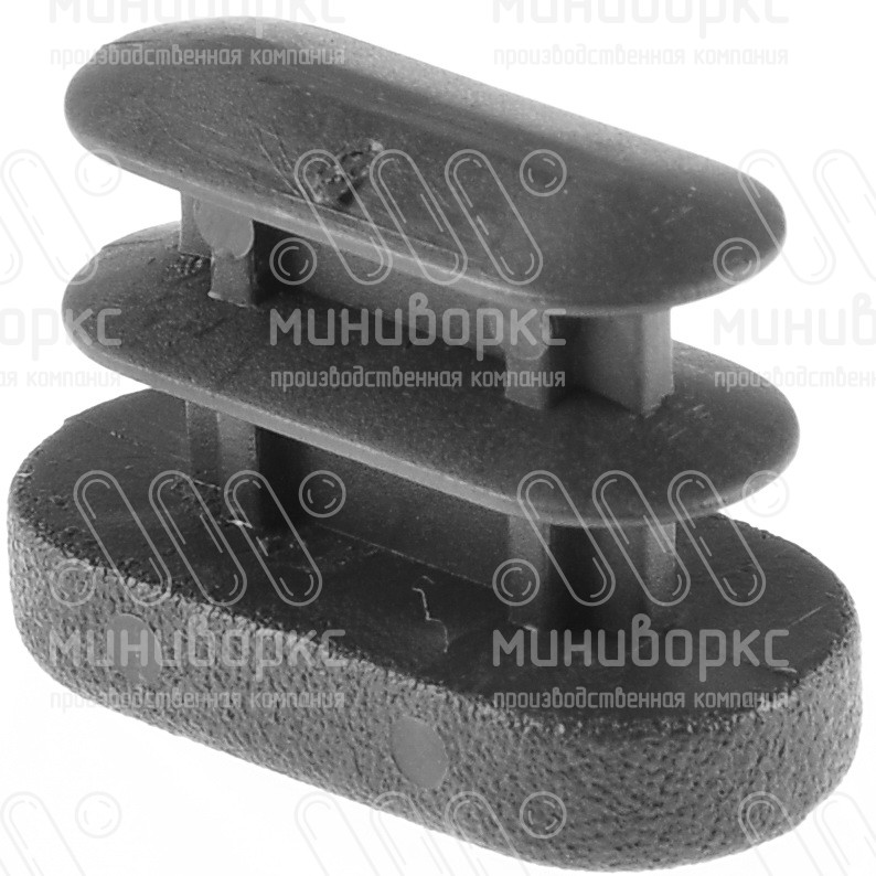 Заглушки для овальной труб 25x12 – 110510902N | картинка 3