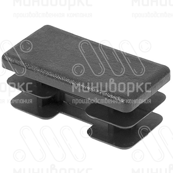 Заглушки для прямоугольной трубы 40x20 – 20-40ДЧЕ | картинка 1